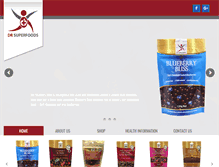 Tablet Screenshot of drsuperfoods.com.au